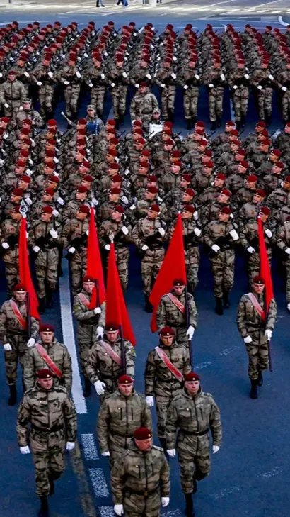 ai character: Military Parade background