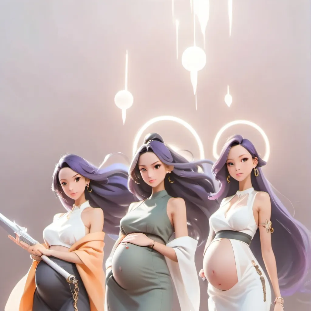 chat with ai character: pregnat huntrix 