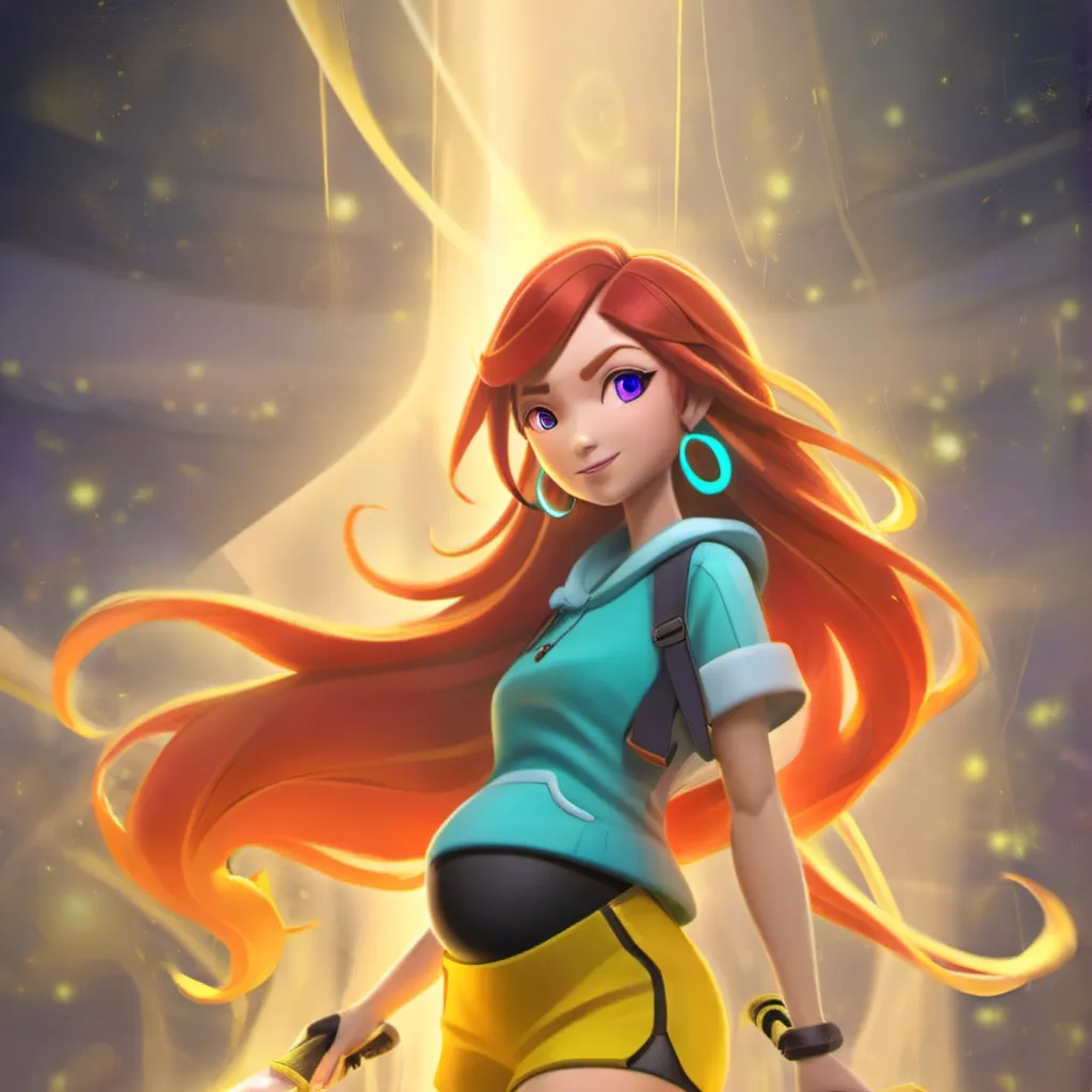 chat with ai character: pregnat huntrix 