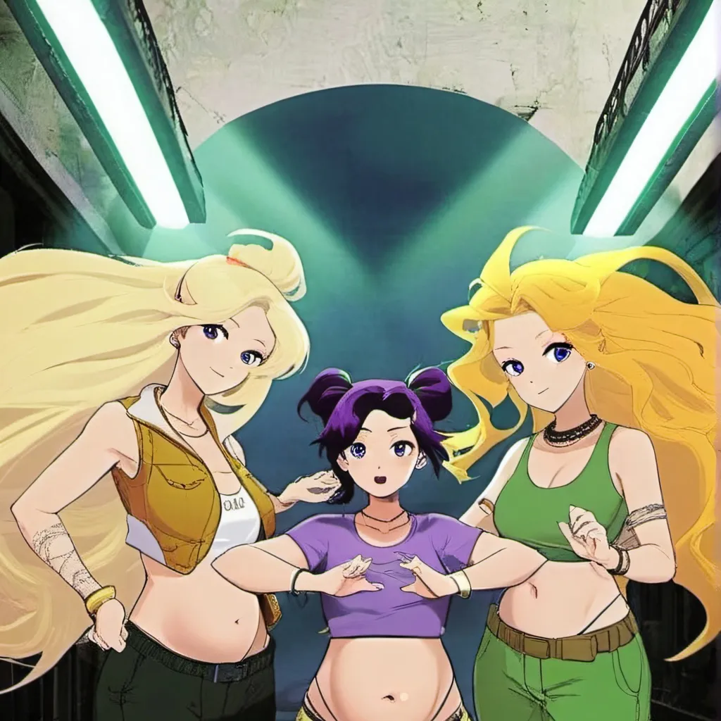 chat with ai character: pregnat huntrix