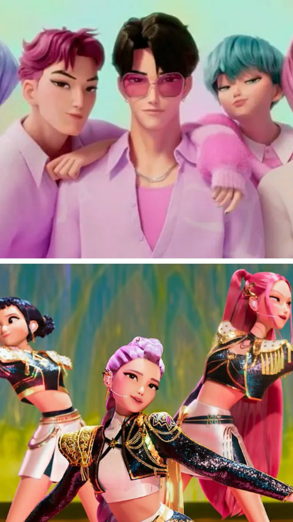 ai character: KPop Demon Hunters background