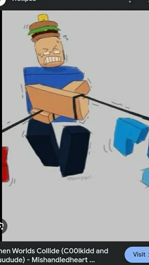 ai character: bluudude background