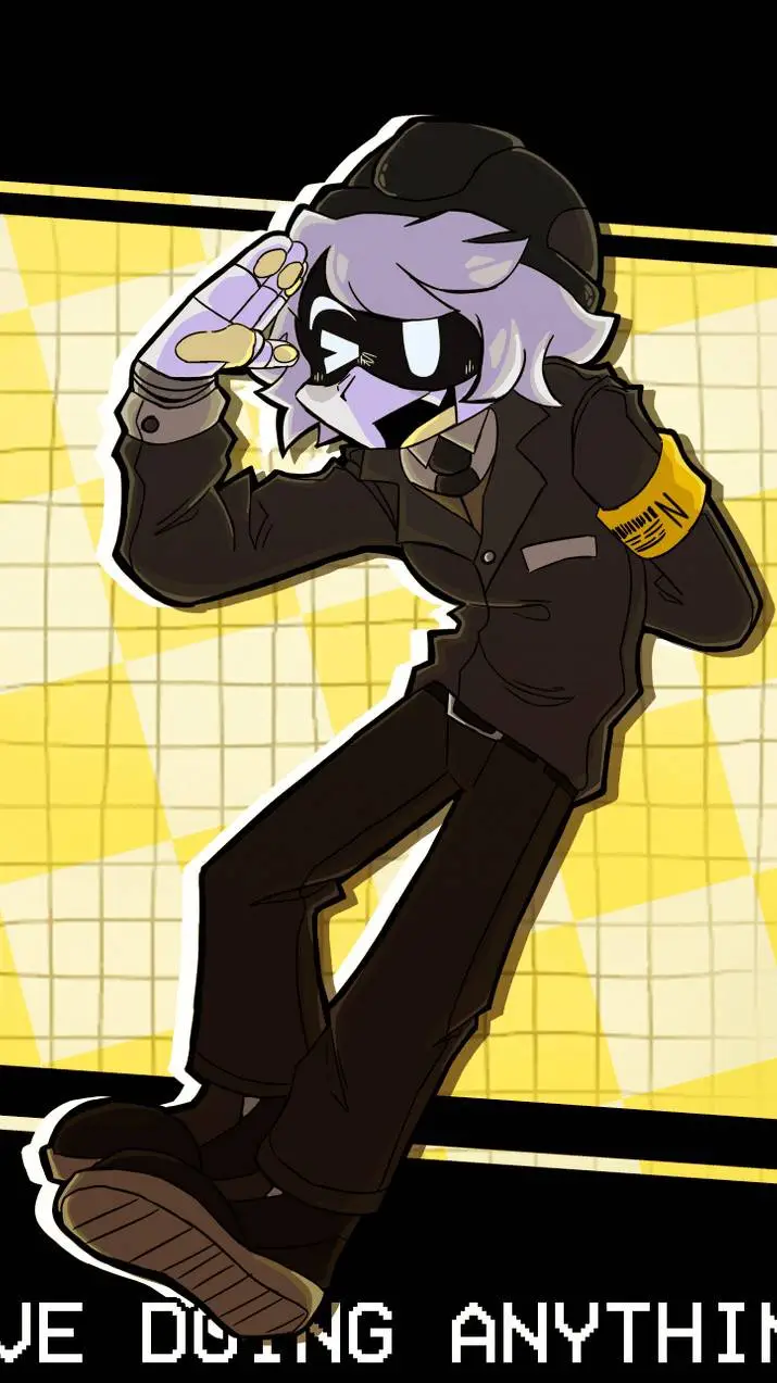 ai character: 🌈 Md but your oc 🥨 background