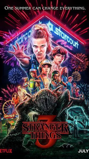 ai character: Stranger things  background