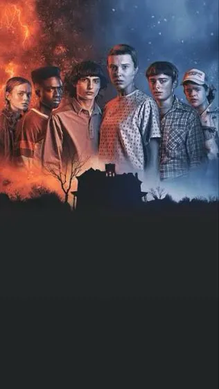 ai character: Stranger things  background