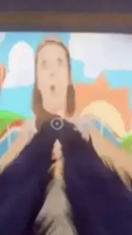 ai character: poppy playtimexddd background