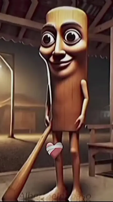 ai character: TUM TUM TUM SARR background