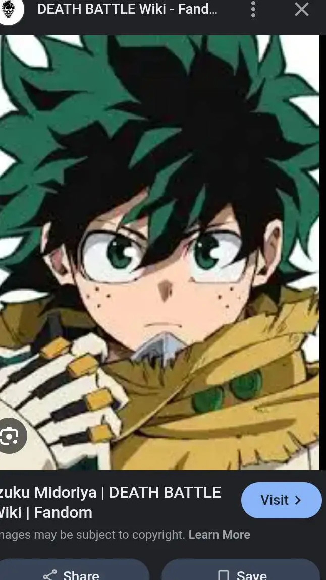ai character: Deku background