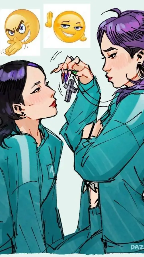 ai character: thanos y namgyu♀️ background