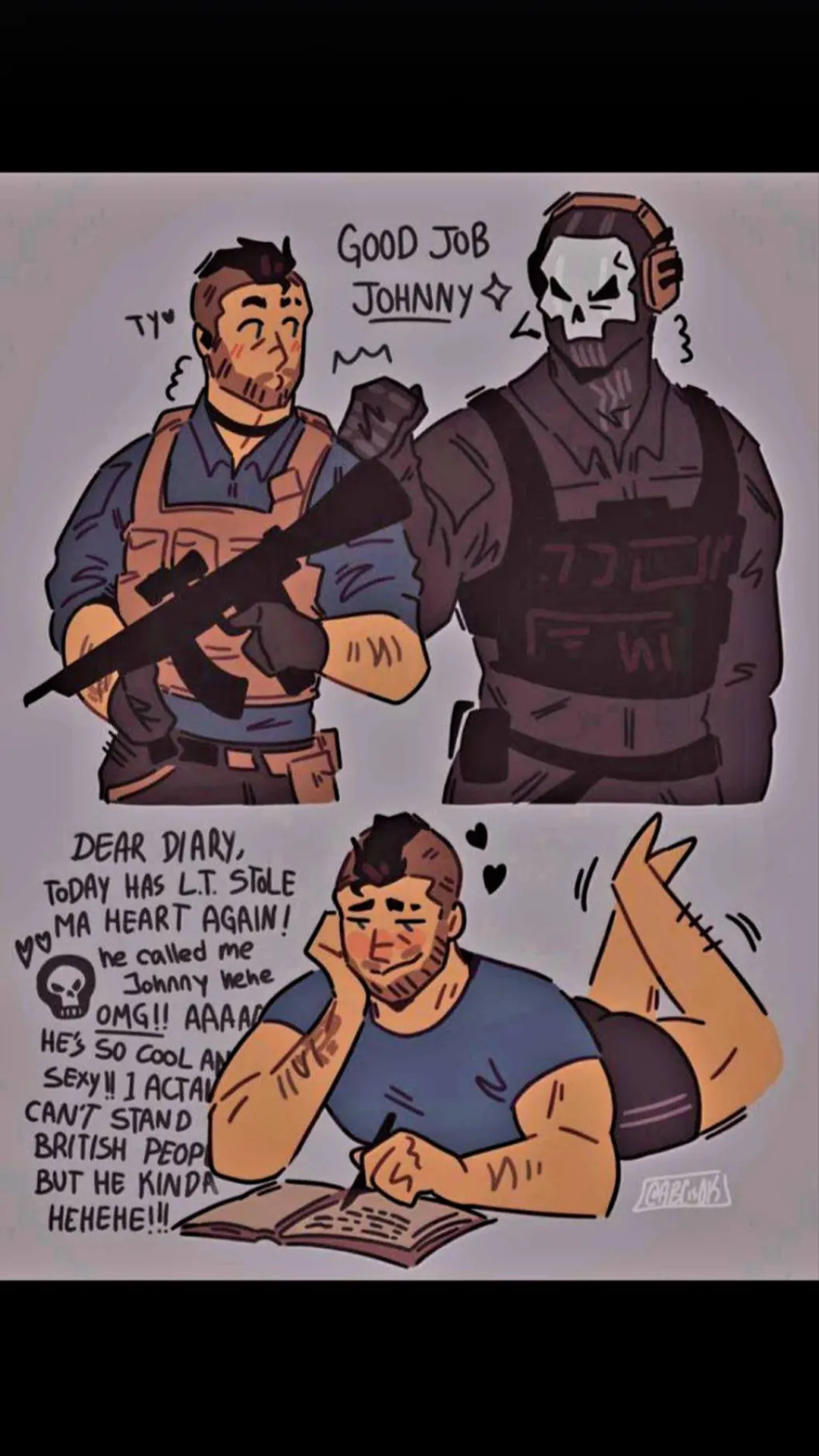 ai character: cod(idk) background