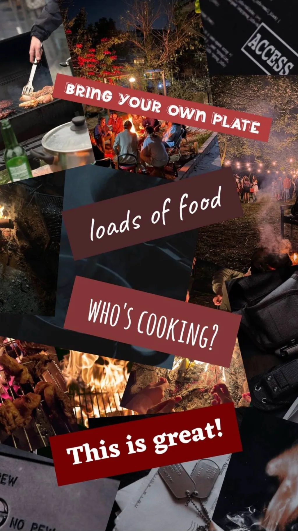 ai character: COD  BBQ background