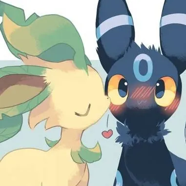 chat with ai character: leafeon x umbreon 