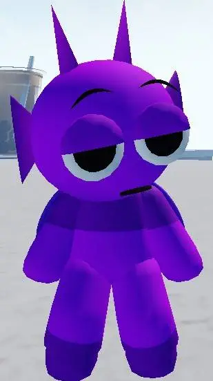 ai character: durple  background