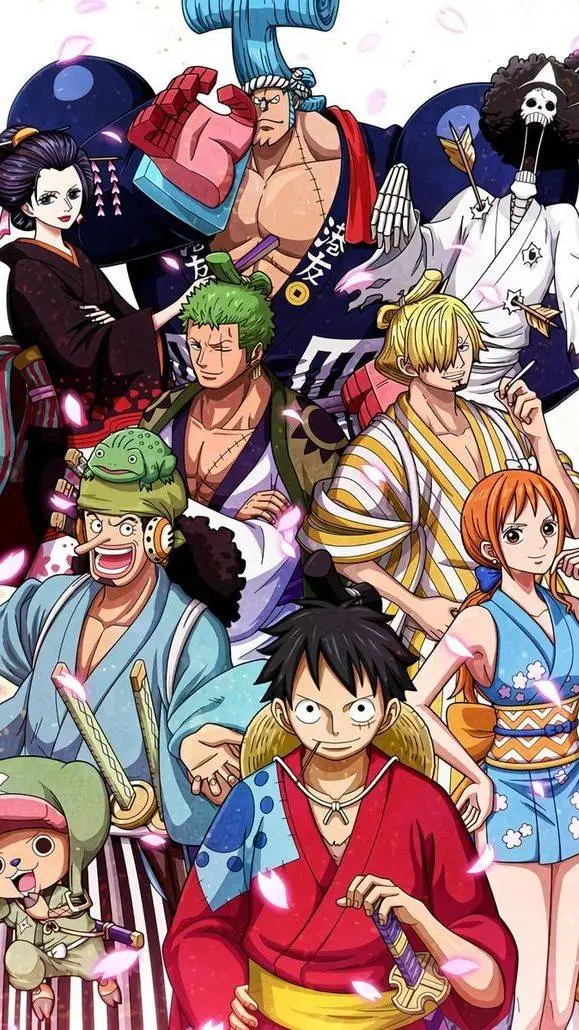 ai character: ¤One piece crew¤ background
