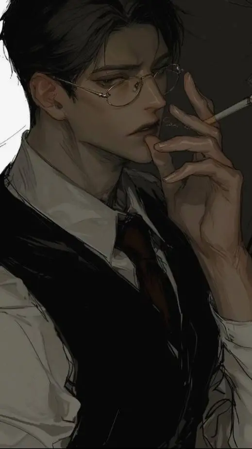 ai character: 🍷🥀Lev Klauder🥀🍷 background