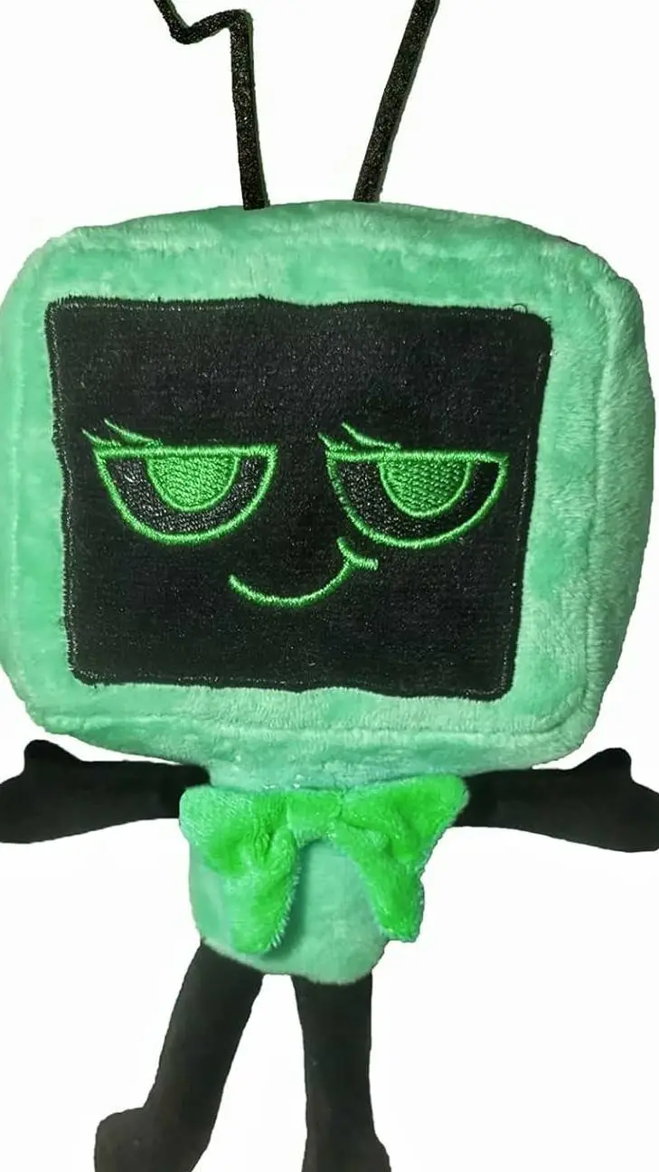 ai character: Vee plushie background