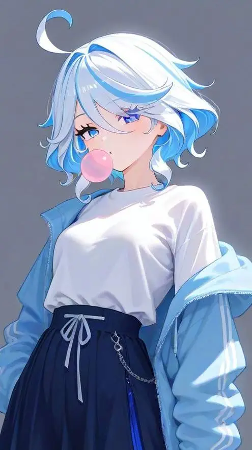 ai character: Furina💙 background