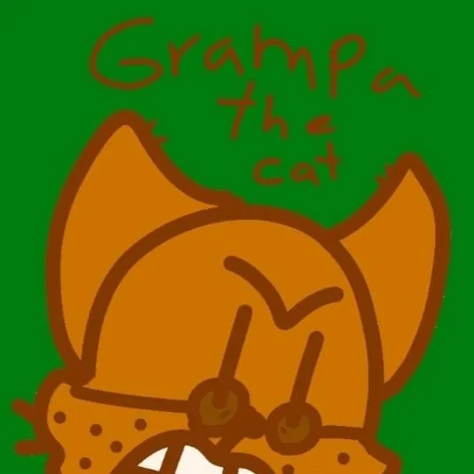 chat with ai character: Grampa the cat