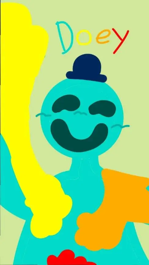 ai character: Doey  background