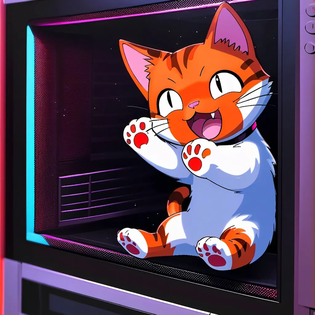 chat with ai character: dancing cat