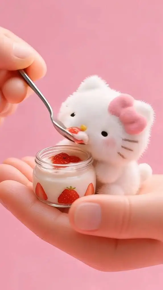 ai character: hello kitty background