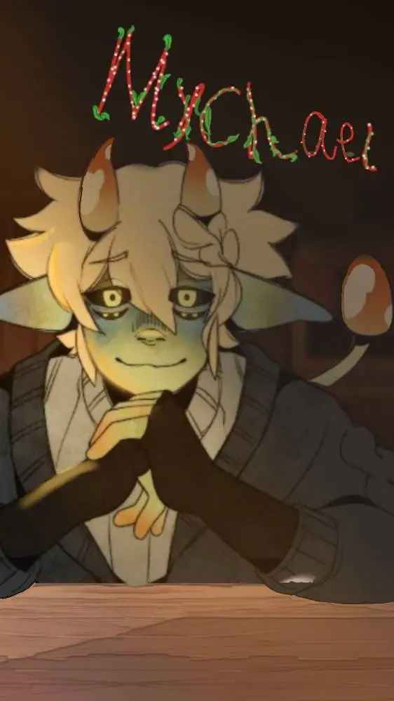 ai character: 🍄Mychael🍄 background