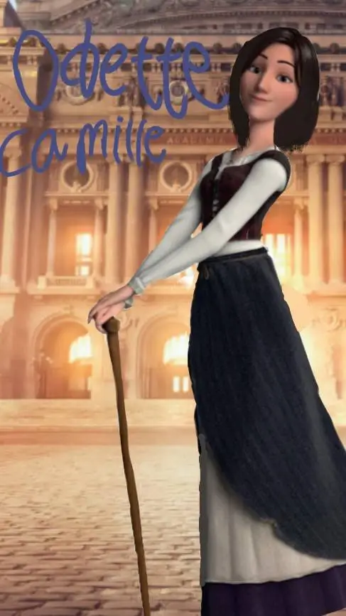 ai character: odette camille background