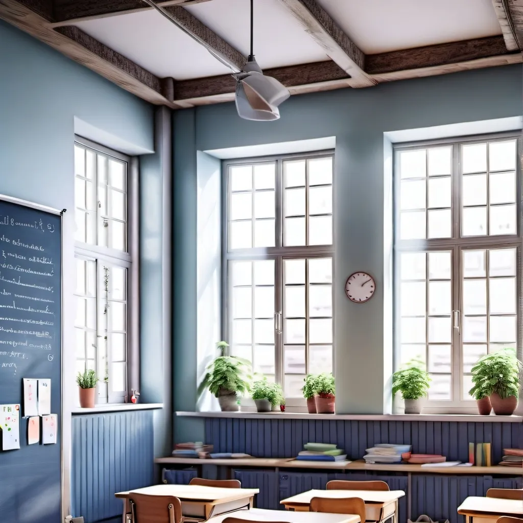 chat with ai character: Classroom