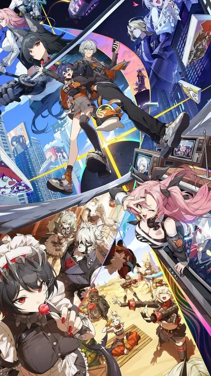 ai character: EVERYONE ZENLESS  background