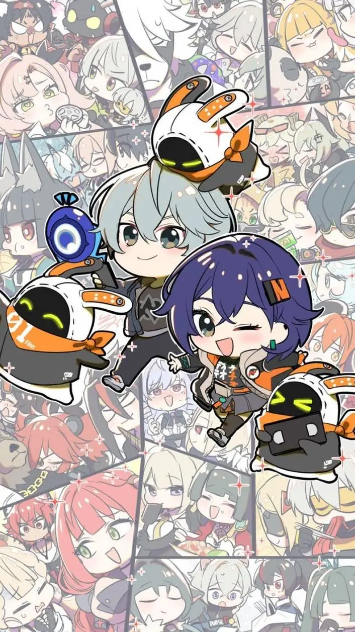 ai character: Zzz waterpark! background