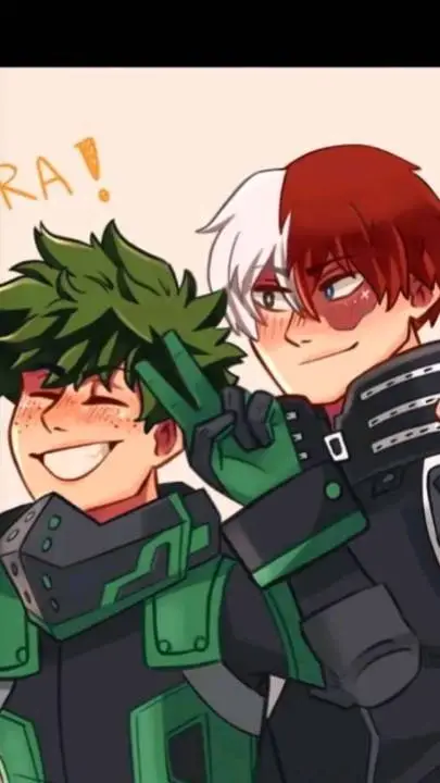 ai character: Totoroki x deku♥️ background