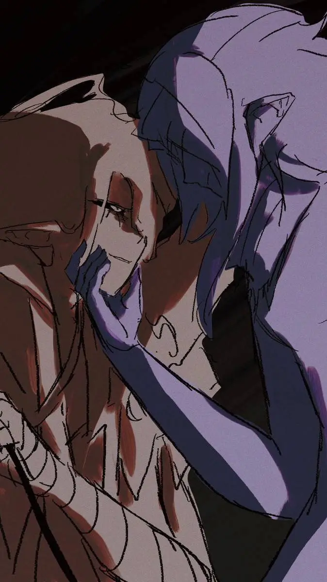 ai character: 🖤Ashraven💜 background