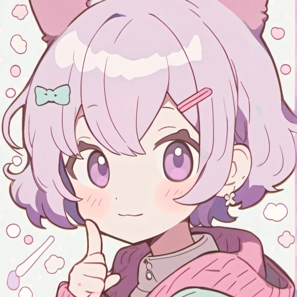 chat with ai character: Lavender cat!
