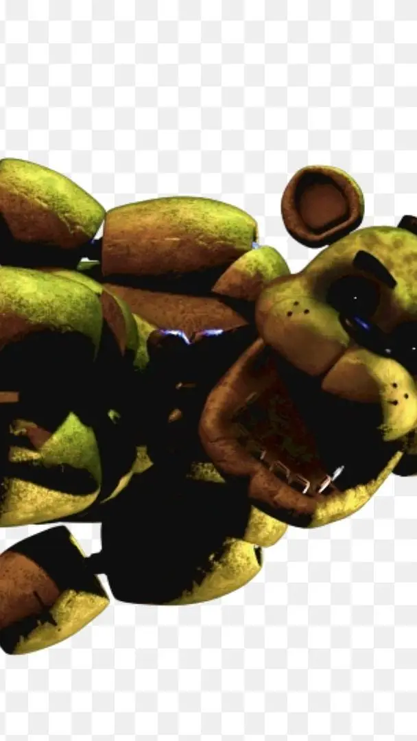 ai character: Golden freddy  background