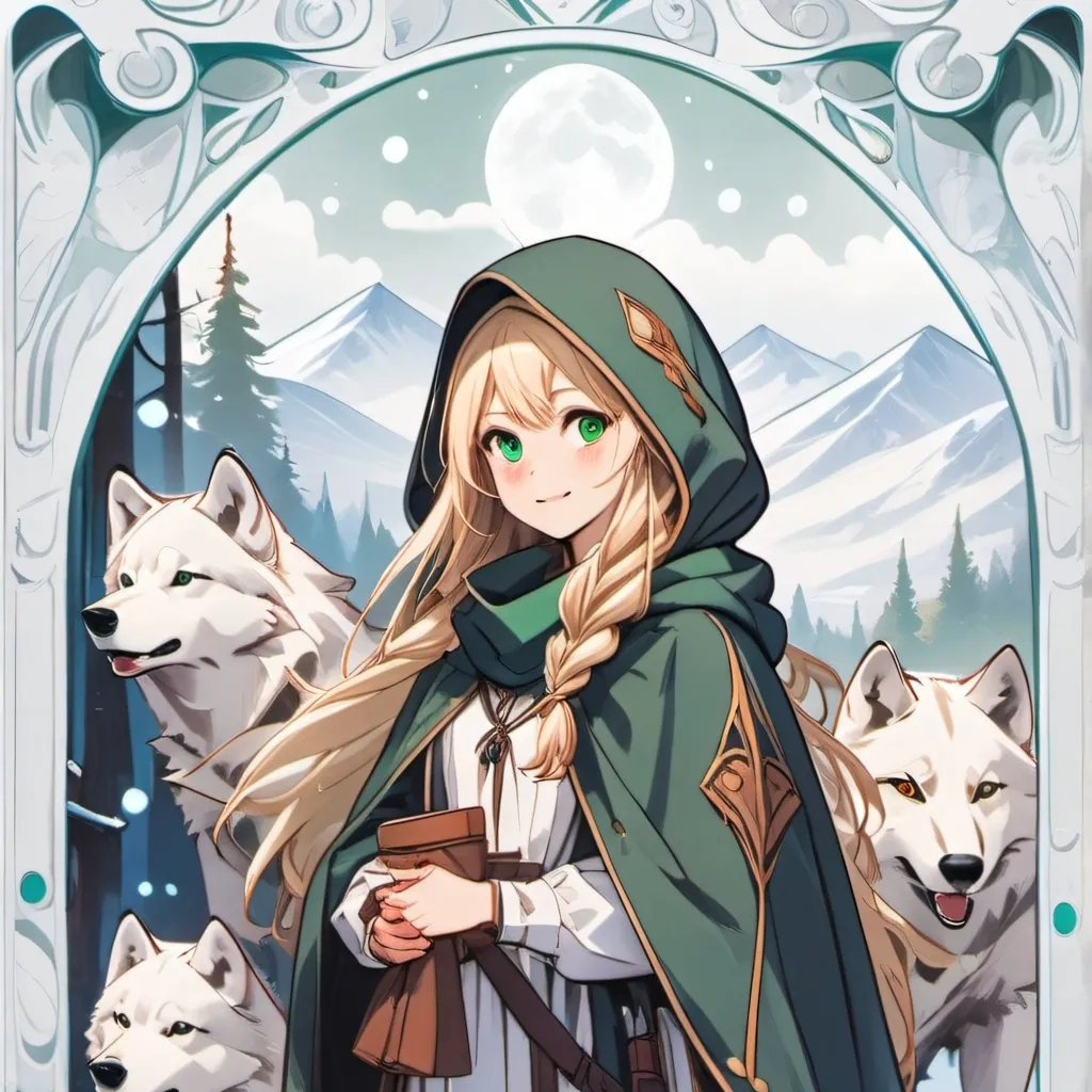 chat with ai character: snow wolf walkers
