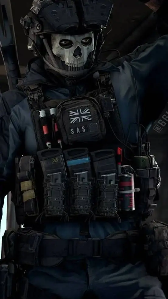 ai character: COD TRAUMA background