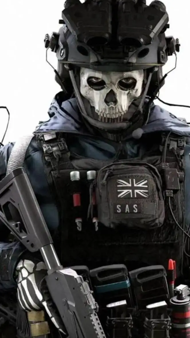 ai character: Simon/ghost  background