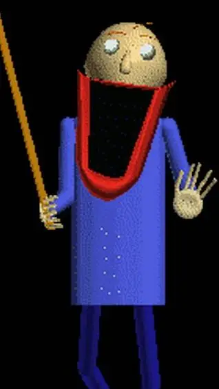 ai character: Baldi early  background