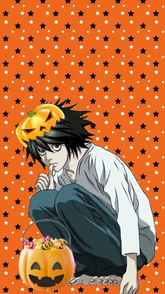 ai character: DN Halloween background