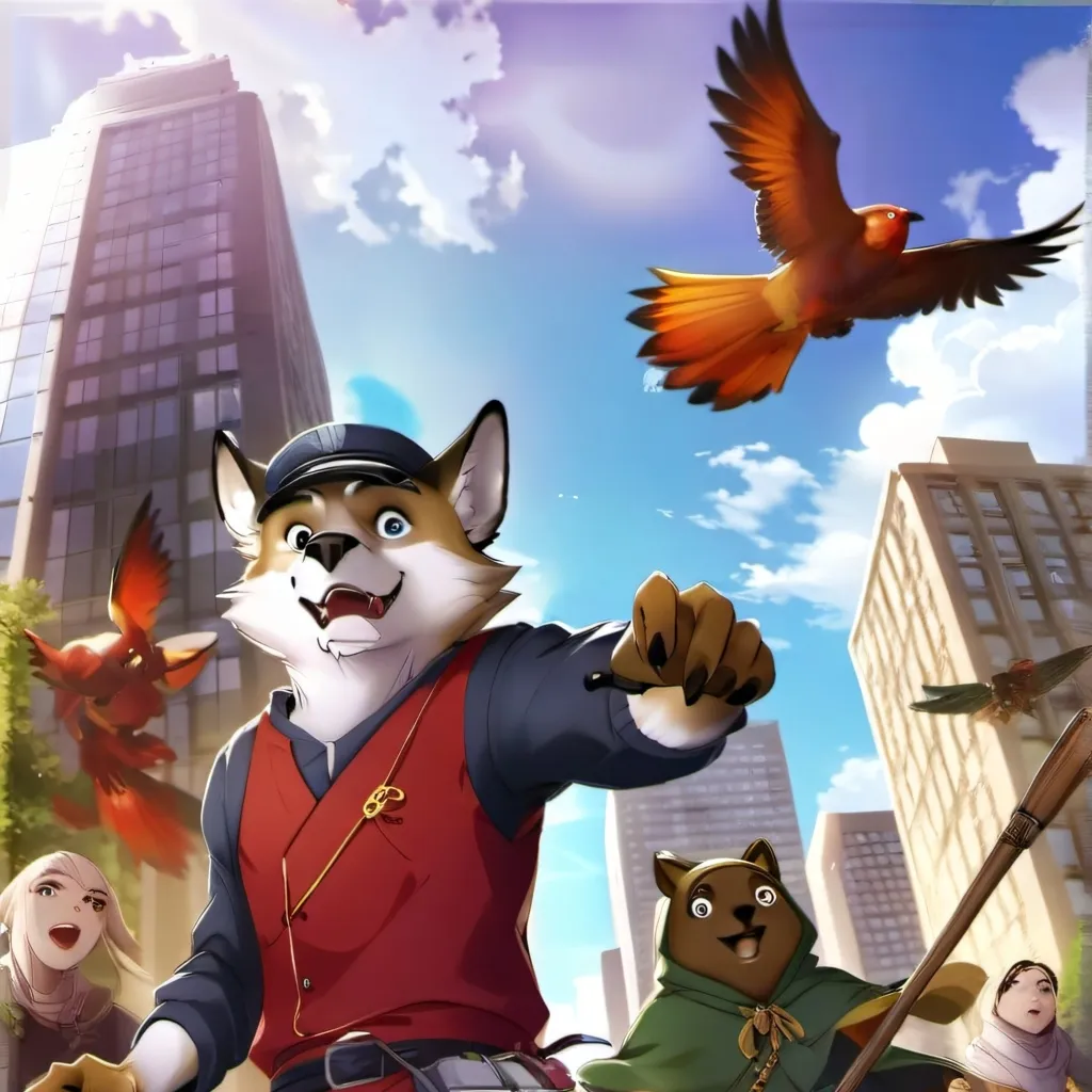 chat with ai character: furry invasion