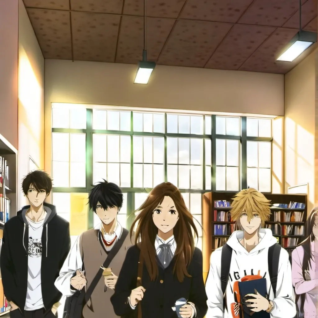 chat with ai character: school