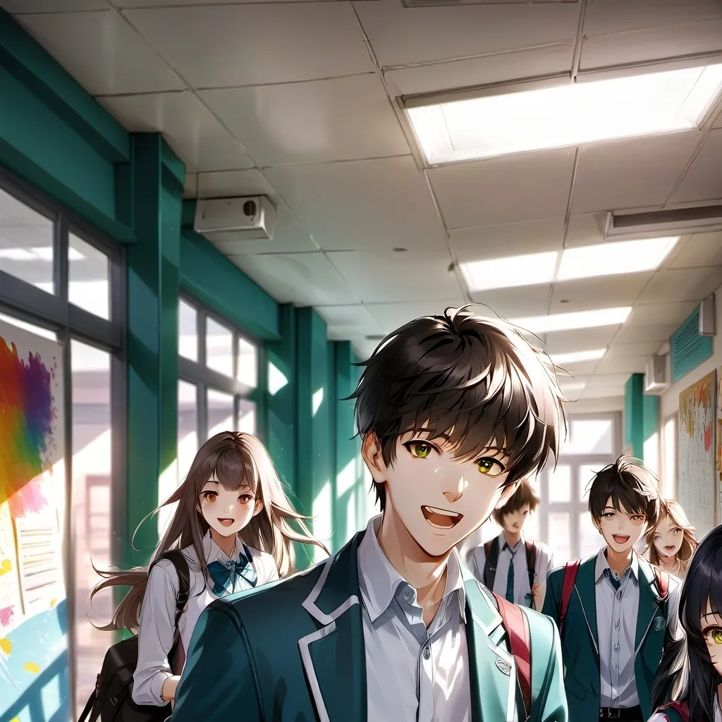 chat with ai character: school