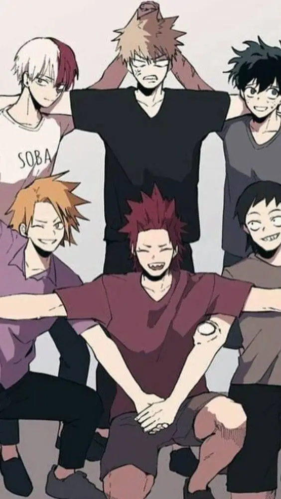 ai character: mha x Saja boys background