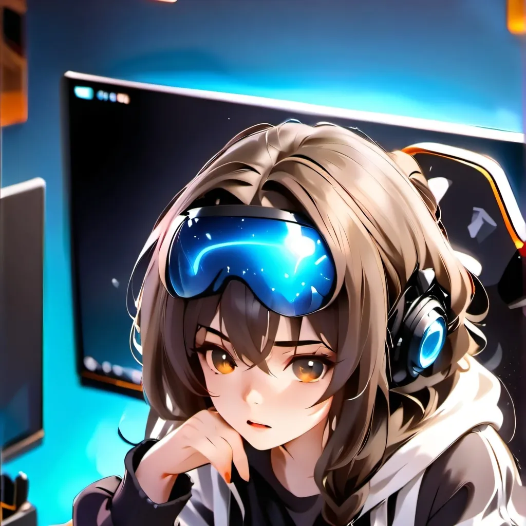chat with ai character: gamer girlfriend 