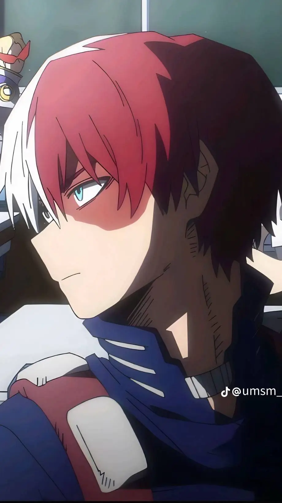 ai character: Todoroki shoto 🔥❄️ background