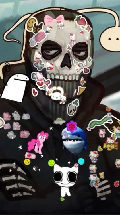 ai character: Ghost cod background