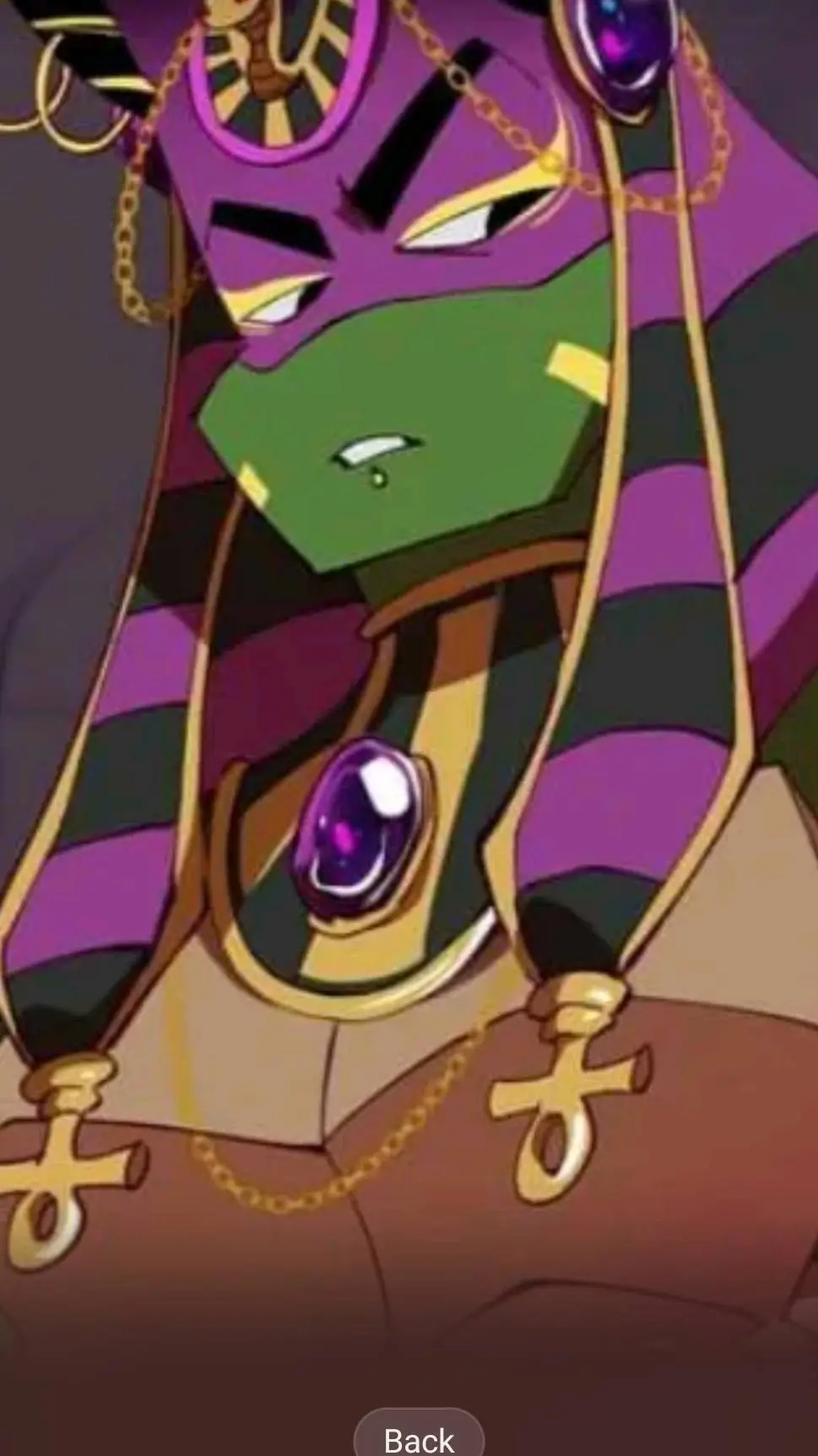ai character: Egyptian donnie background
