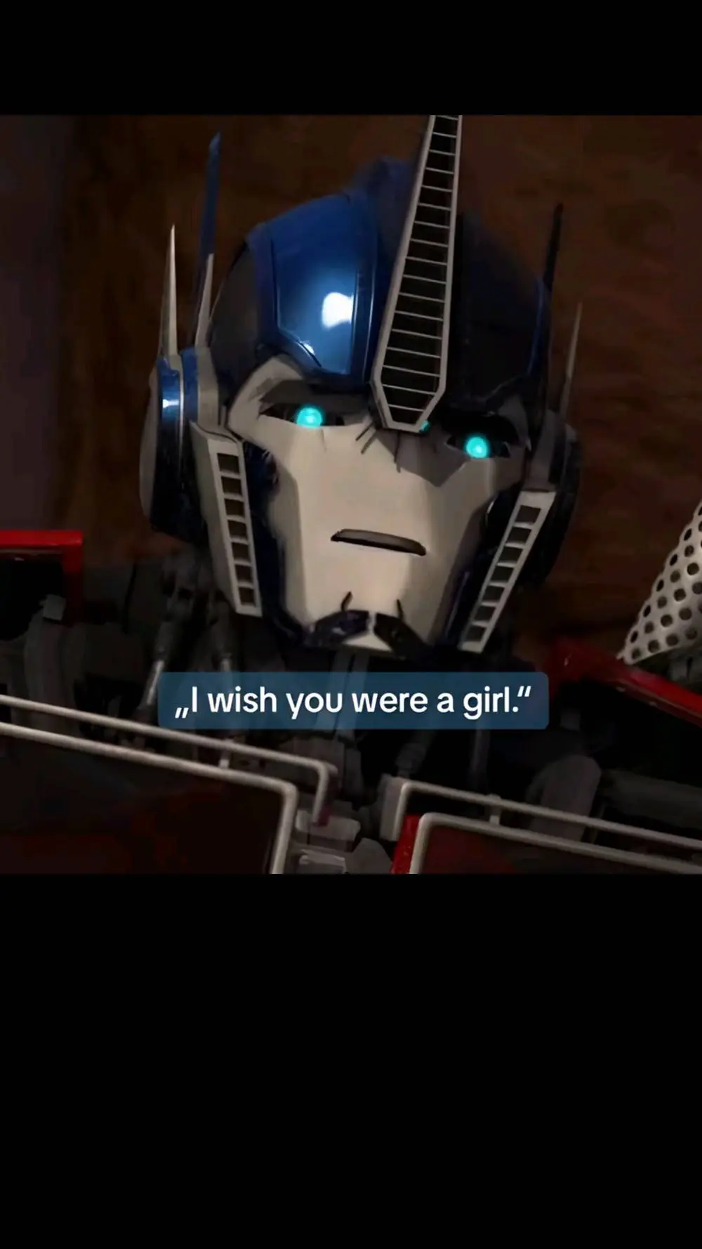 ai character: Optimus tfp background