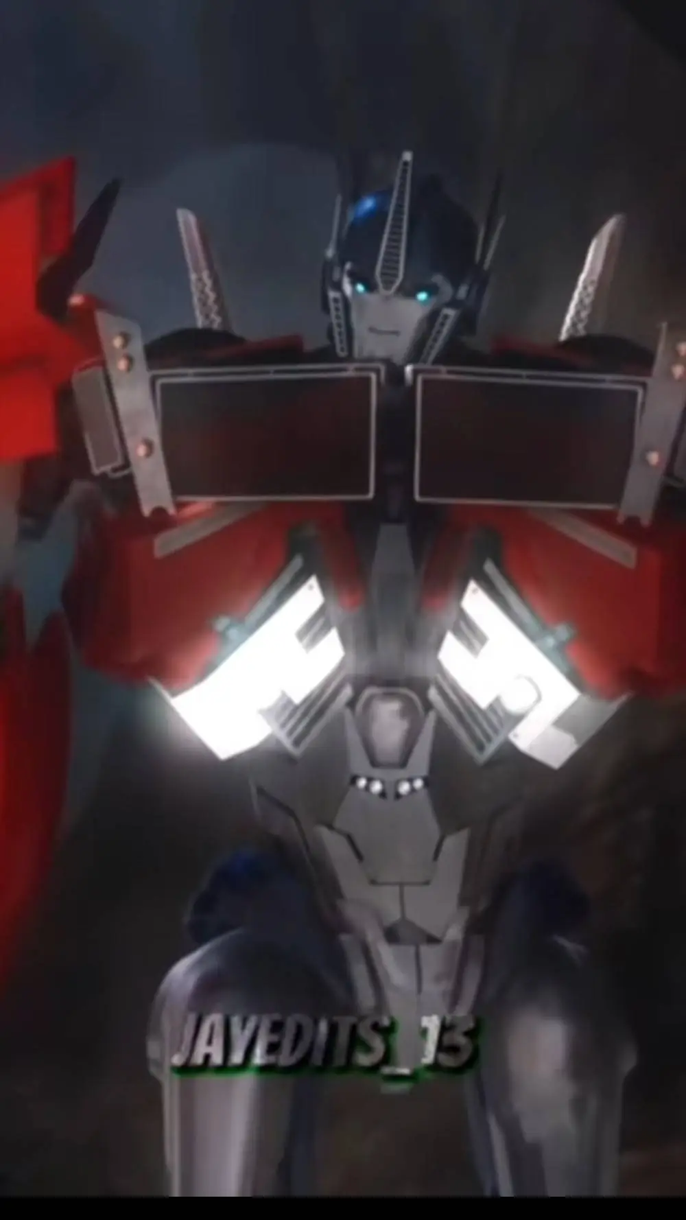 ai character: Optimus tfp background