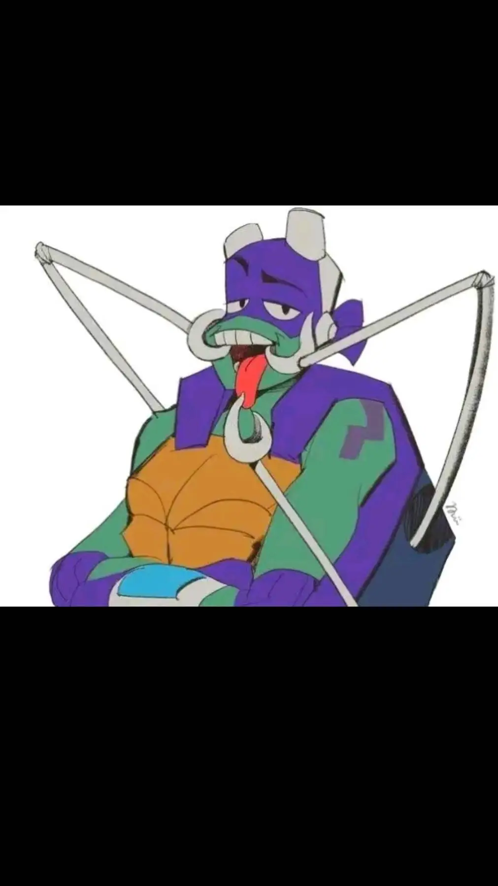 ai character: Donatello•∆• background